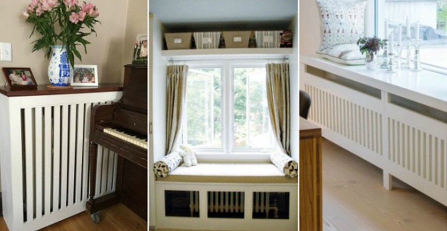 9 modalitati creative si foarte practice de a “ascunde” caloriferul de acasa
